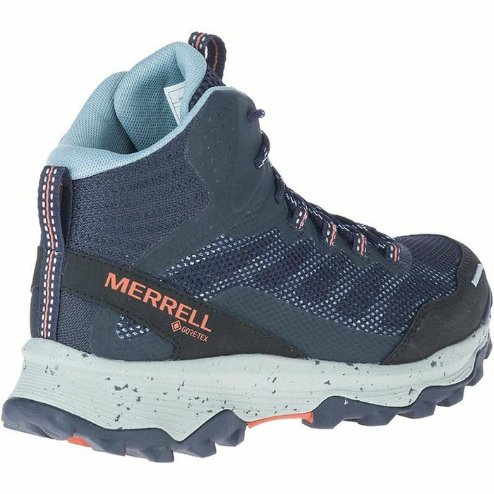 Sports Trainers for Women Merrell Speed Strike Mid Blue