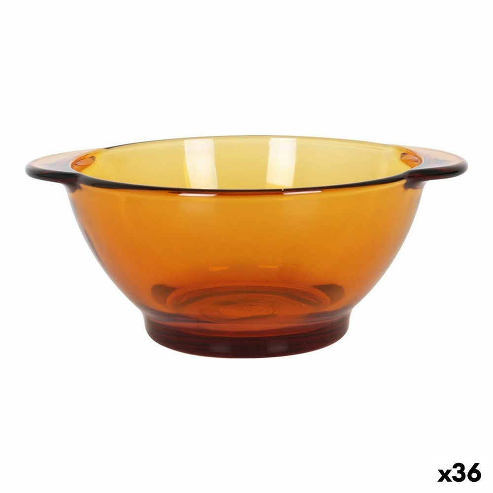 Bowl Duralex Lys Crystal Amber 510 ml 16,4 x 13,4 x 6,7 cm (36 Units)