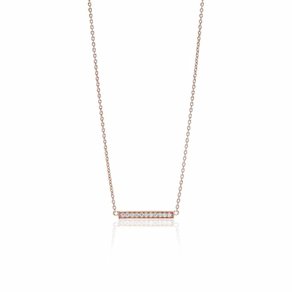 Ladies'Necklace Sif Jakobs C1011-CZ-RG (38 cm)