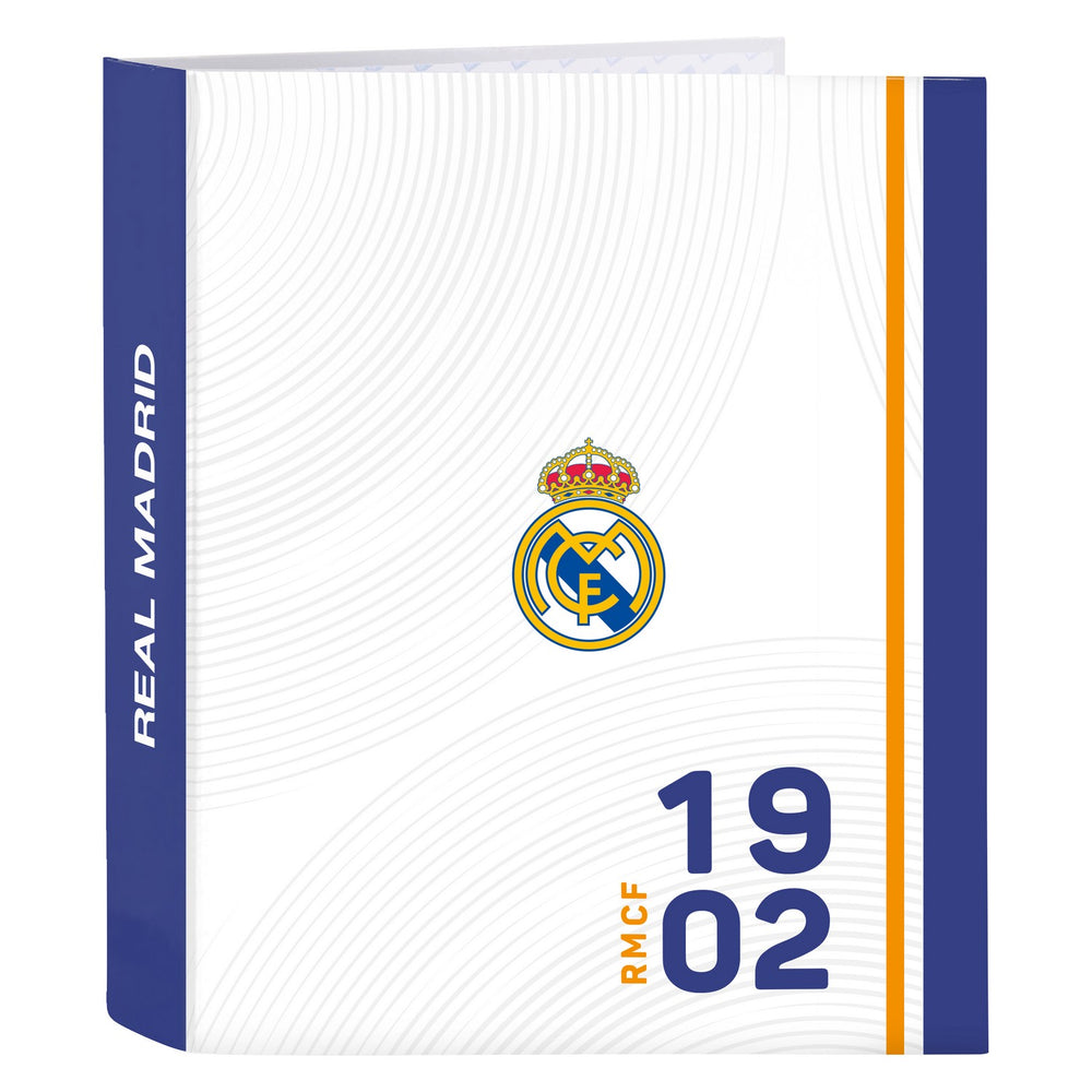 Ring binder Real Madrid C.F. Blue White A4