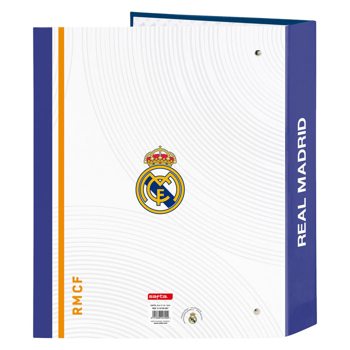 Ring binder Real Madrid C.F. Blue White A4