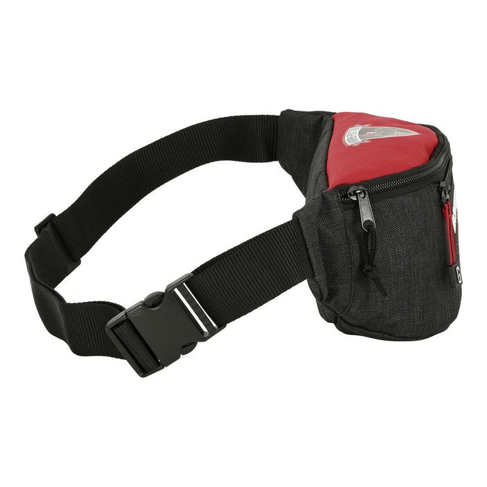 Belt Pouch Harry Potter Witchcraft Black Maroon (23 x 12 x 9 cm)