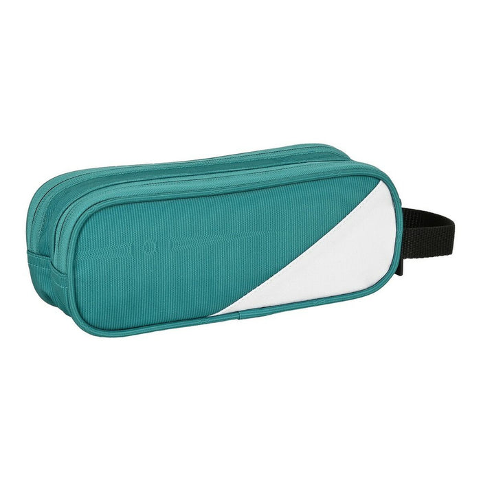 School Case Real Madrid C.F. White Turquoise Green (21 x 8 x 6 cm)