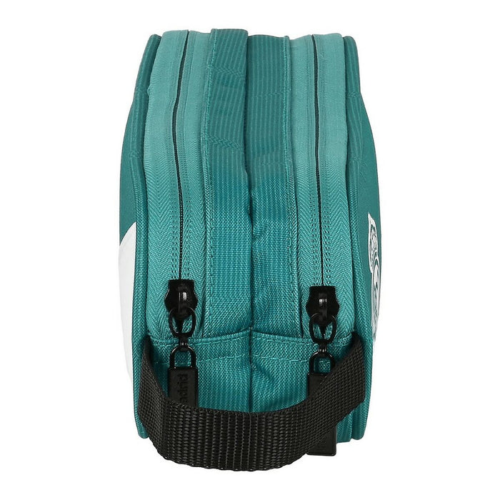 School Case Real Madrid C.F. White Turquoise Green (21 x 8 x 6 cm)