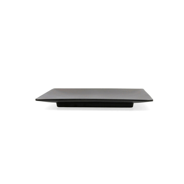 Flat Plate Bidasoa Gio Squared Grey Plastic 18 x 18 cm