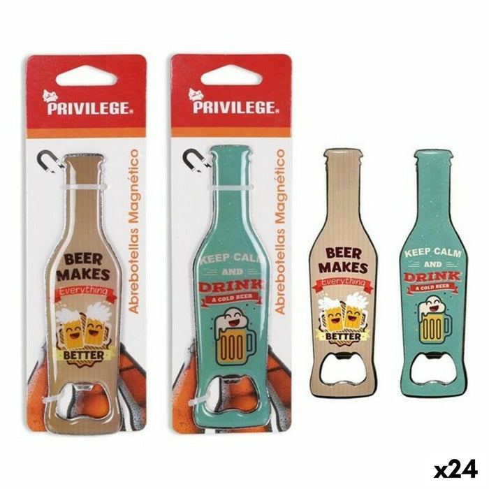 Bottle opener Privilege 140988 (24 Units)