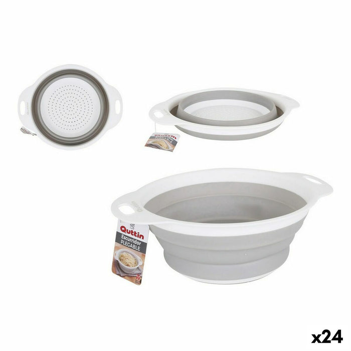 Drainer Quttin Foldable 24,5 x 20 x 8,8 cm (24 Units) (24,5 x 20 x 8,8 cm)