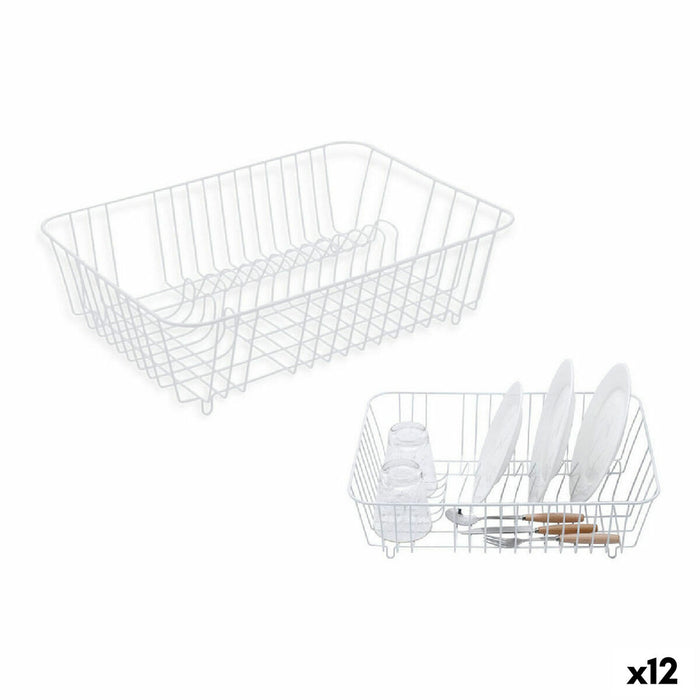 Draining Rack for Kitchen Sink Confortime 44,4 x 31,8 x 13,5 cm (12 Units)