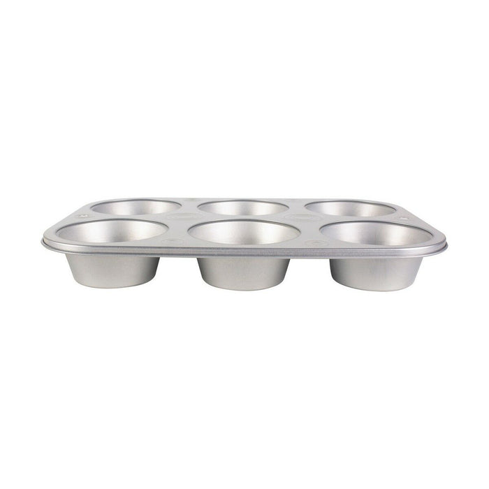 Flan Mould Quttin 6 Units Carbon steel 26,5 x 18 x 3 cm