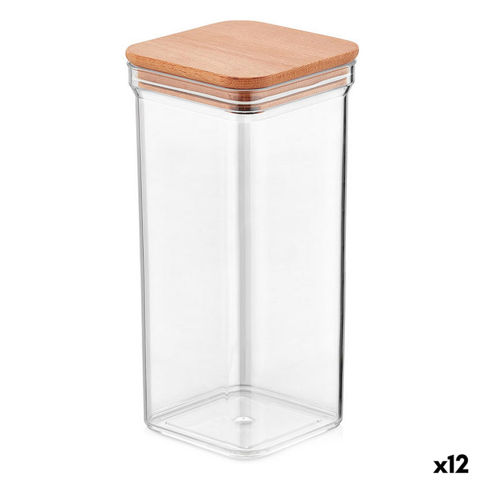 Jar Quttin Wood Squared 1,5 L (12 Units)