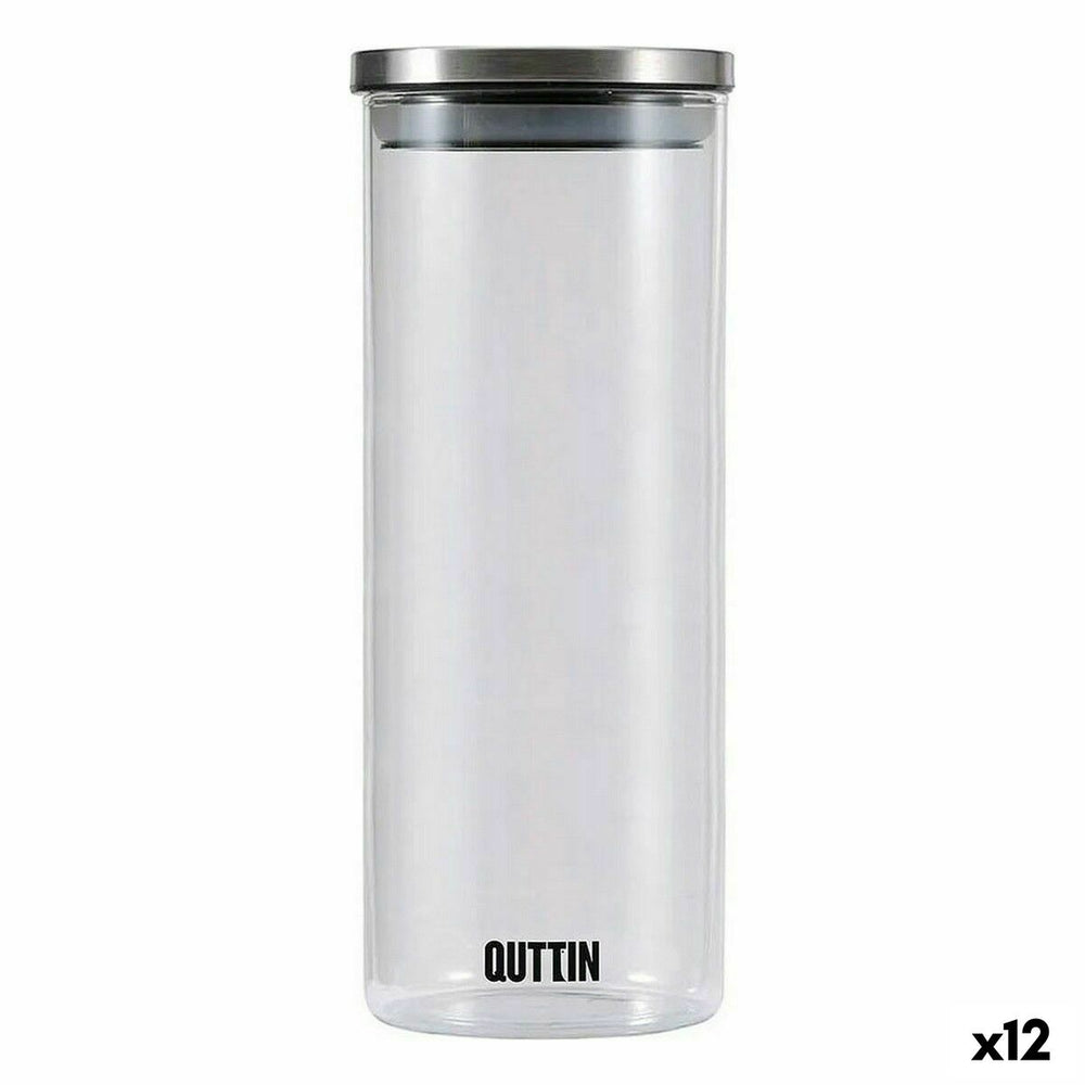 Jar Quttin Silicone 10 x 10 x 26 cm (12 Units)