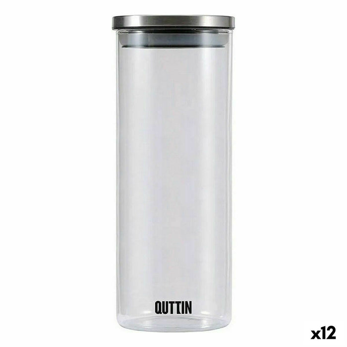 Jar Quttin Silicone 10 x 10 x 26 cm (12 Units)