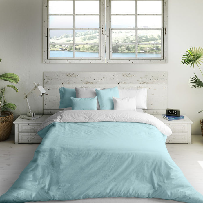 Nordic cover Naturals Blue White (Bed 180) (270 x 270 cm)