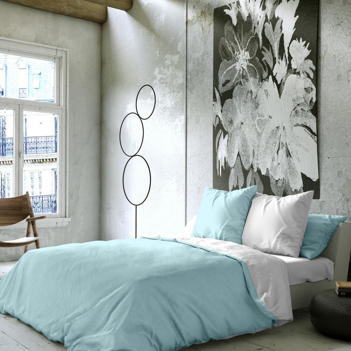 Nordic cover Naturals Blue White (Bed 180) (270 x 270 cm)