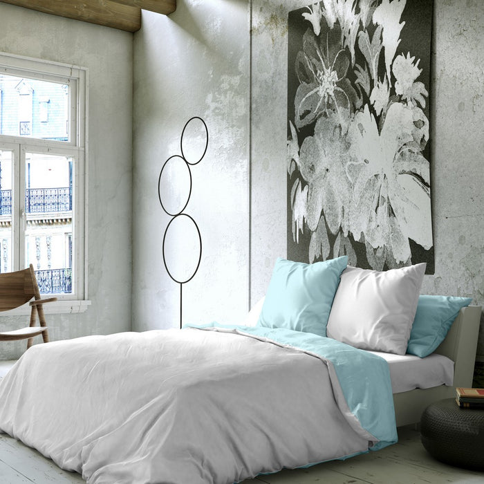 Nordic cover Naturals Blue White (Bed 200) (280 x 270 cm)