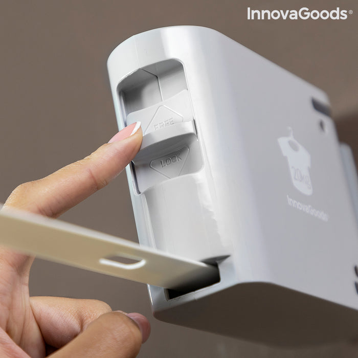 Retractable Clothes Line Raclox InnovaGoods Black Grey ABS Plastic (Refurbished A+)