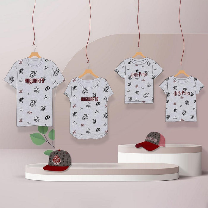 Child Cap Harry Potter Maroon Grey (53 cm)