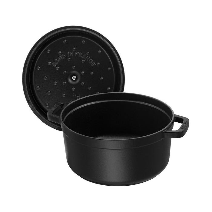 STAUB La Cocotte 12.5 L Cast Iron Round Cocotte, Black