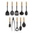STAUB 10 Piece Silicone Kitchen Gadgets Sets, Black