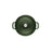 STAUB La Cocotte 6.75 L Cast Iron Round Cocotte, Basil-Green