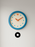 Vintage Round Blue Clock