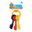 Dog chewing toy Nylabone Keys Bacon Nylon Thermoplastic XS size Puppies