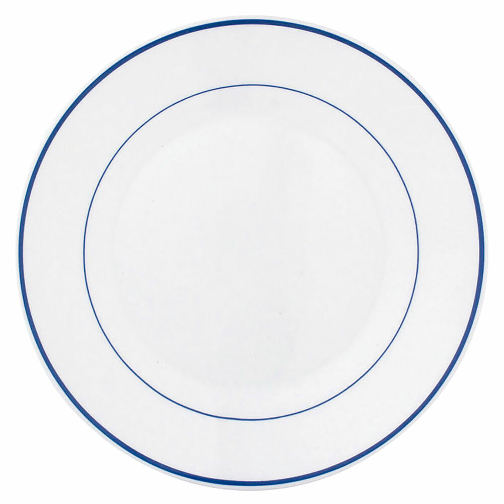 Plate set Arcoroc Restaurant Bicoloured Glass (Ø 23 cm) (6 uds)