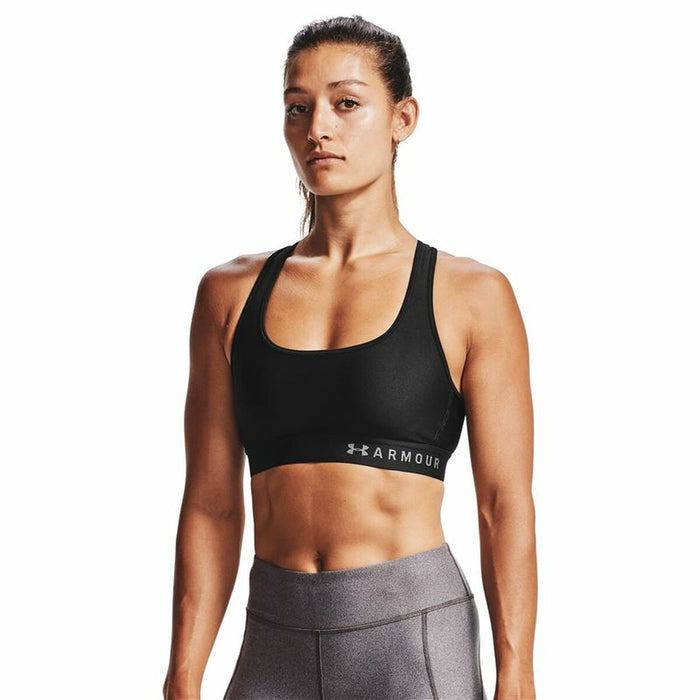 Sports Bra Under Armour Mid Crossback Black