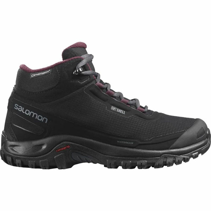 Hiking Boots Salomon Shelter Clima Black Lady