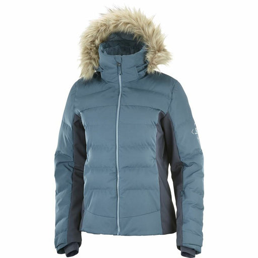 Ski Jacket Salomon Stormcozy Lady Light Blue