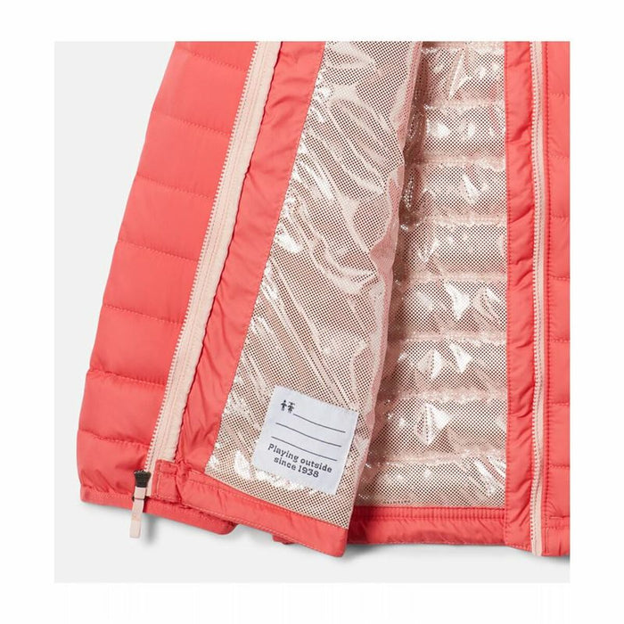 Children's Sports Jacket Columbia Powder Lite™ Salmon