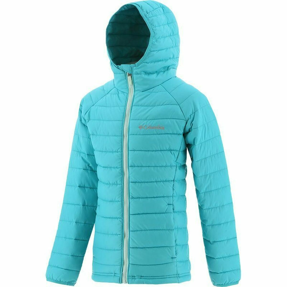 Children's Sports Jacket Columbia Powder Lite Turquoise