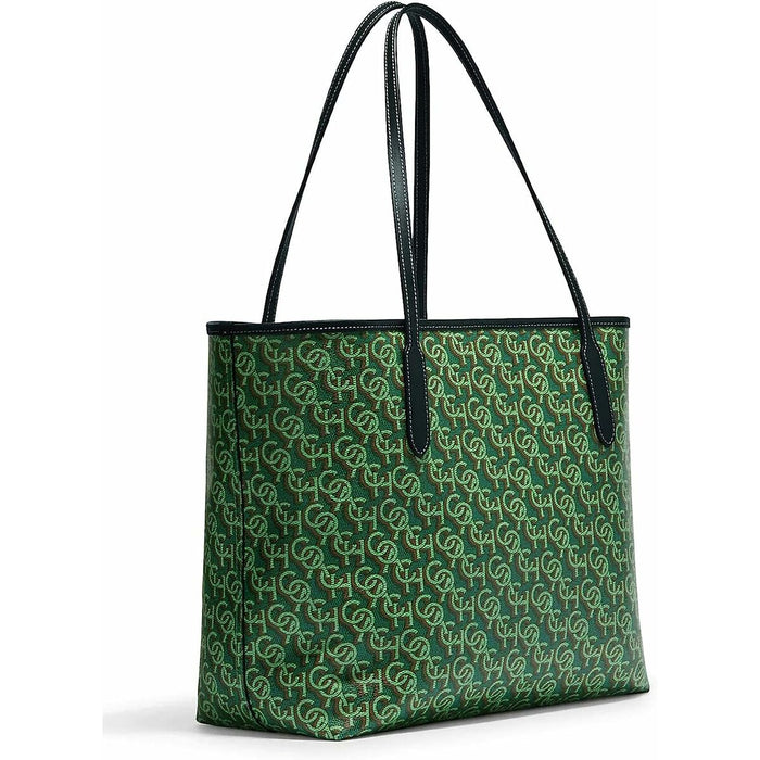 Women's Handbag Coach CF342-IMGRN Green 48 x 28 x 15 cm