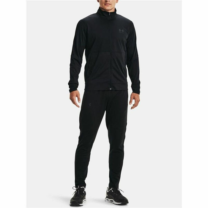 Men's Sports Jacket Under Armour Pique Track Black