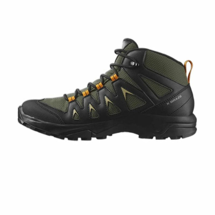 Hiking Boots Salomon X Braze Mid Gore-Tex Men Green