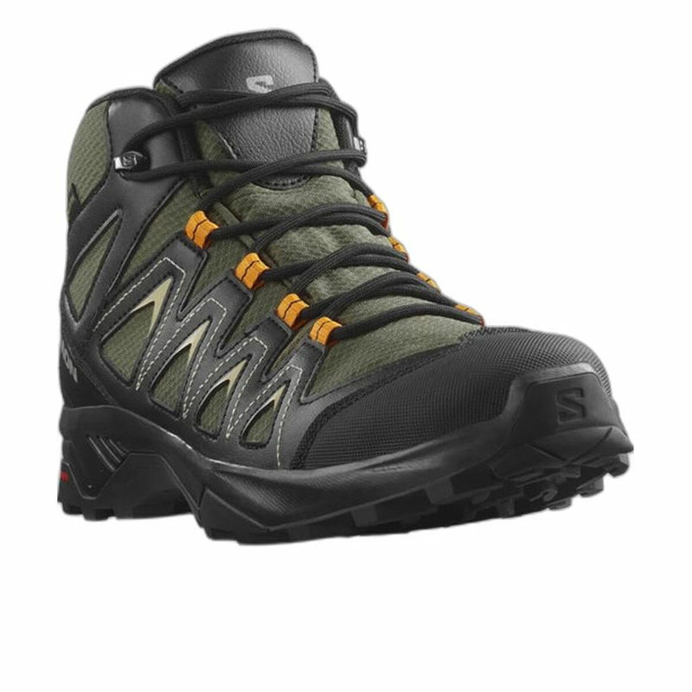 Hiking Boots Salomon X Braze Mid Gore-Tex Green Multicolour