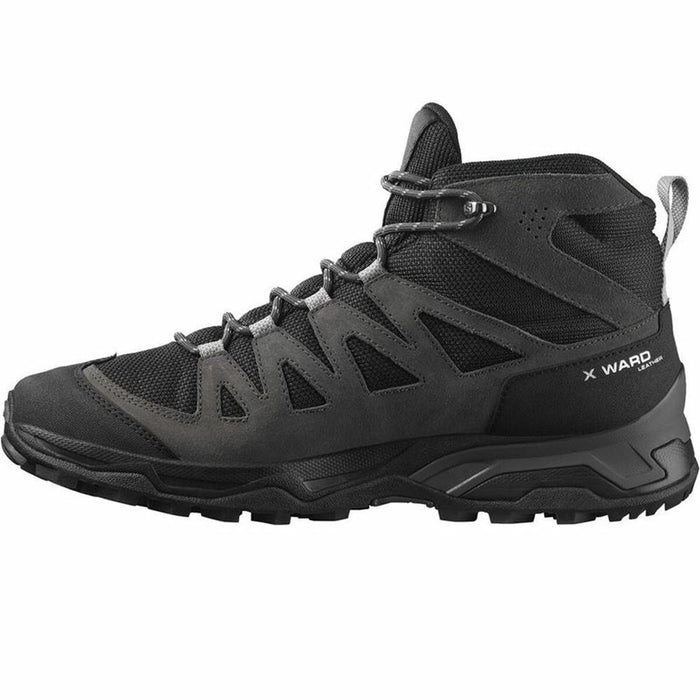 Hiking Boots Salomon X Ward Leather Mid Gore-Tex Black