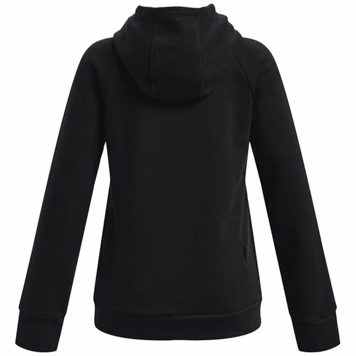 Hooded Sweatshirt for Girls Under Armour Rival Big Logo Black