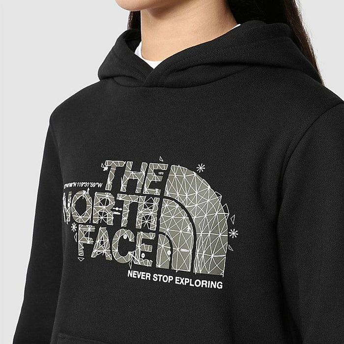 Unisex Hoodie The North Face Drew Peak Children's Black