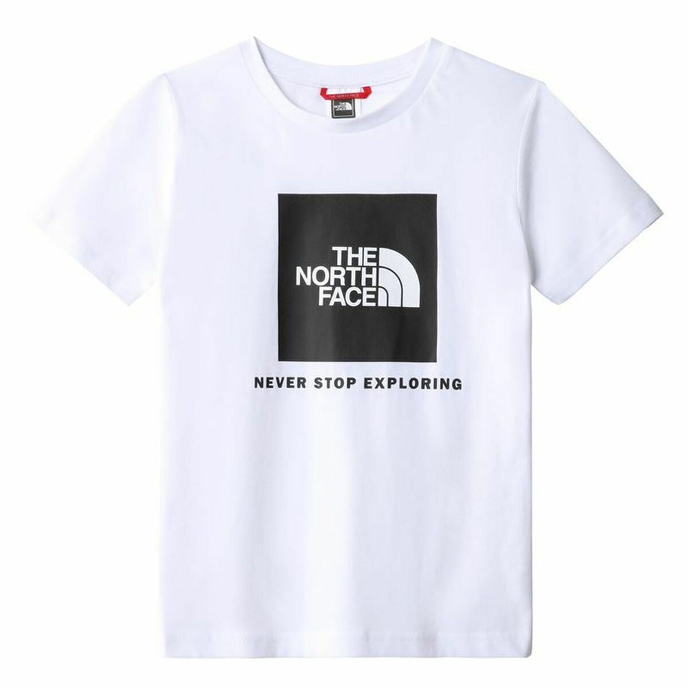 Child's Short Sleeve T-Shirt The North Face Teens Box White