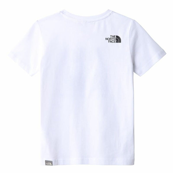 Child's Short Sleeve T-Shirt The North Face Teens Box White