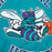 Men's Sports Jacket Mitchell & Ness Charlotte Hornets Blue