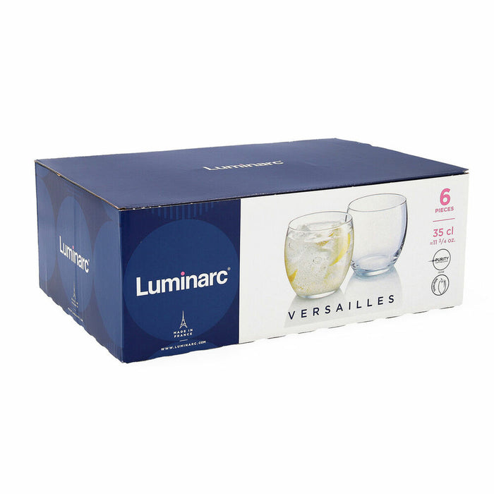 Set of glasses Luminarc Versailles 6 Pieces (35 cl)