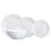 Dinnerware Set Luminarc Harena White Glass 19 Pieces