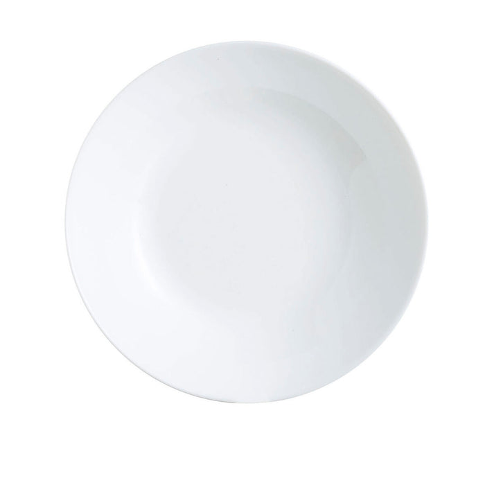 Plate Luminarc Zelie White Glass