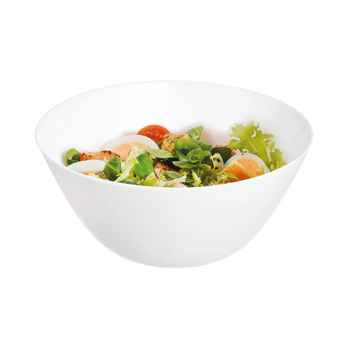 Salad Bowl Luminarc Zelie White Glass 24 cm