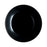 Plate Luminarc Zelie Black Glass