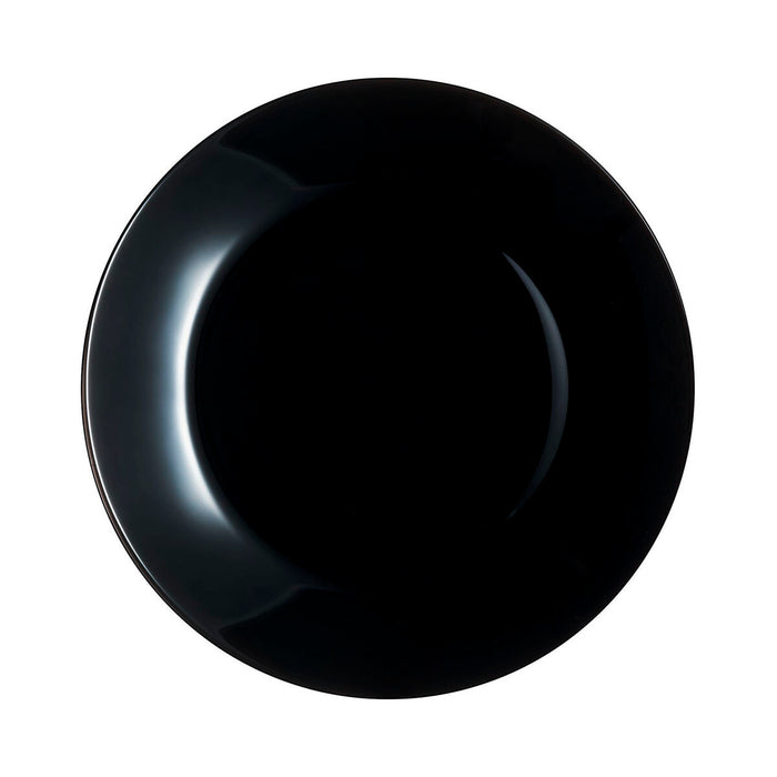 Plate Luminarc Zelie Black Glass