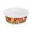 Round Lunch Box with Lid Arcoroc So Urban Bicoloured Glass 1,35 L