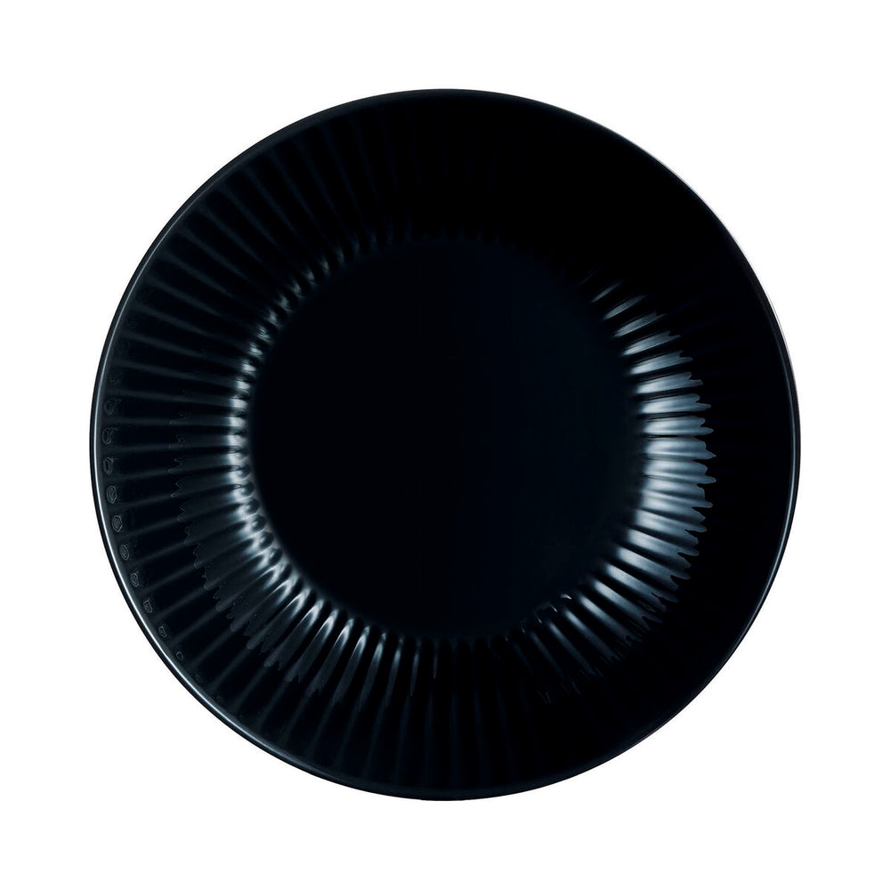 Deep Plate Luminarc Cottage Black Glass Ø 20 cm